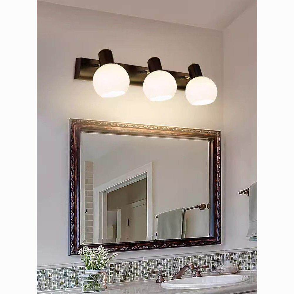 新款金色可换灯泡壁灯镜前灯现代简约卧室梳妆台卫生间壁灯供应链