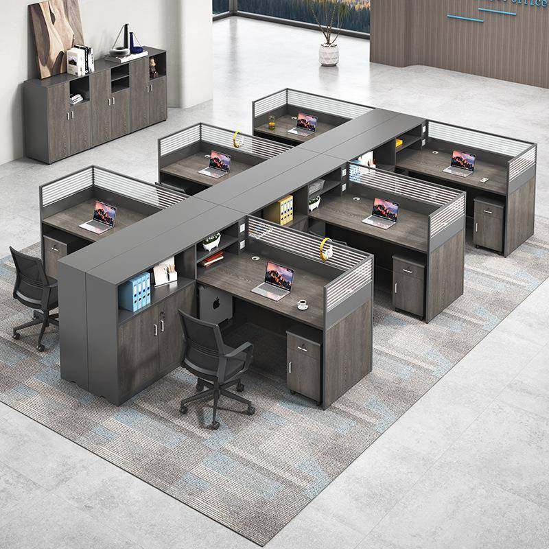 职员桌财务桌简约现代4/6/8人位电脑桌子办公室员工办公桌椅组合,标准件/零部件/工业耗材,车间地垫,淘宝优惠券,粉丝福利购,淘宝优惠卷