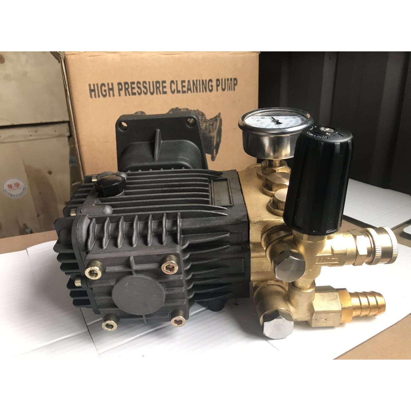 188/190汽油机高压泵头C28型刷洗车器头喷瓷柱塞全铜清洗机配件
