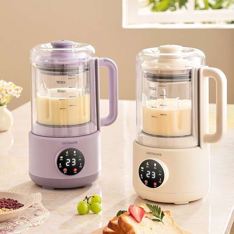 德国OSTMARS豆浆机轻音全自动家用型1.1L大容量破壁豆浆机