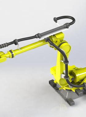 紫羲FANUC机器人R-2000iC——125L/70波纹管/1-3轴 3-6轴弹簧伸缩