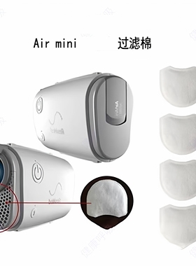适配瑞思思迈AirMini过滤棉片空气滤芯膜粉尘滤网迷你口袋机专用