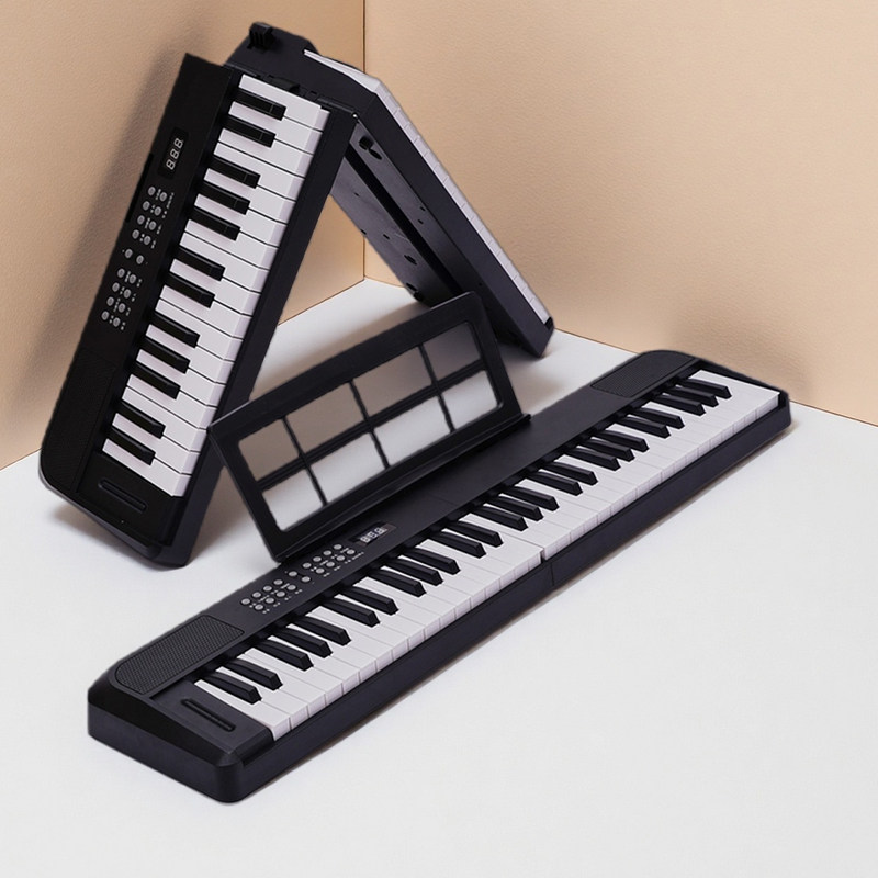 【百亿】VOICEPAL声派 P612便携61键折叠琴电钢琴入门初学电子琴