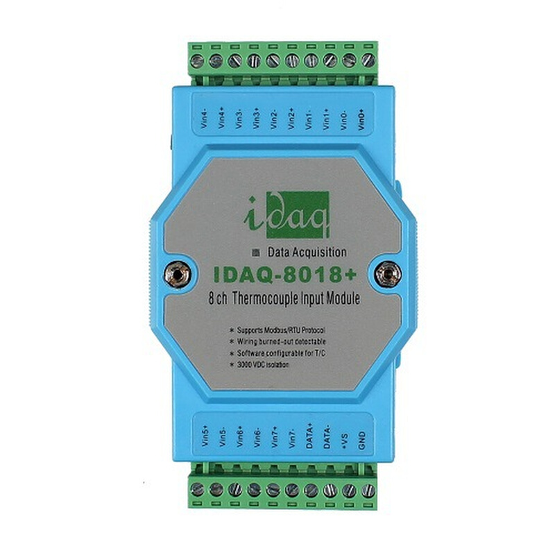 IDAQ-8018+ 多路数据采集模块,8通道模拟量采集模块,采集卡8路