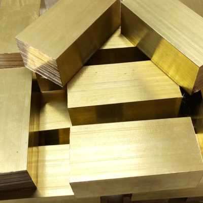 现货速发H5黄铜棒实心四方铜棒长方铜棒黄铜N条黄铜块黄铜排黄铜