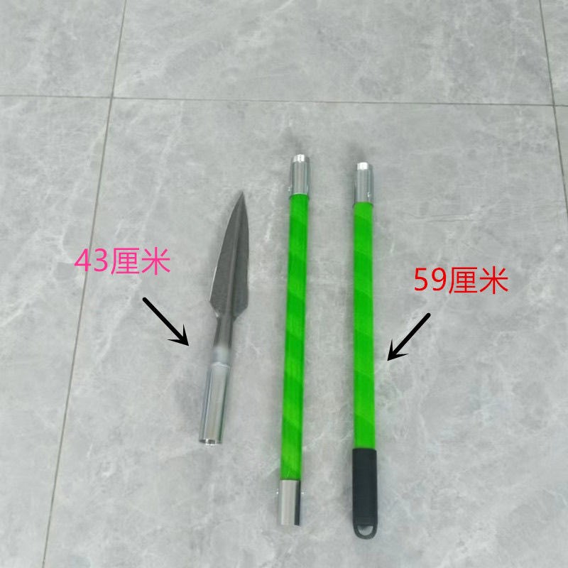 小矛霸王枪户外矛枪传统红缨枪野营防身工具加厚锰钢淬火武术健身