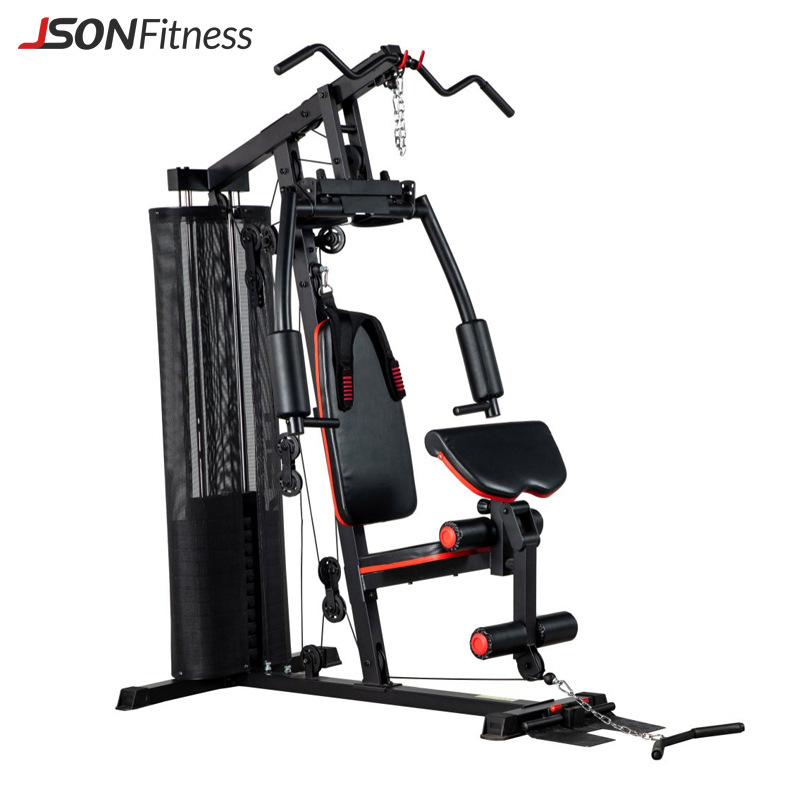 杰森综合训练器家用单人站力量器械套装多功能运动健身器材ms600