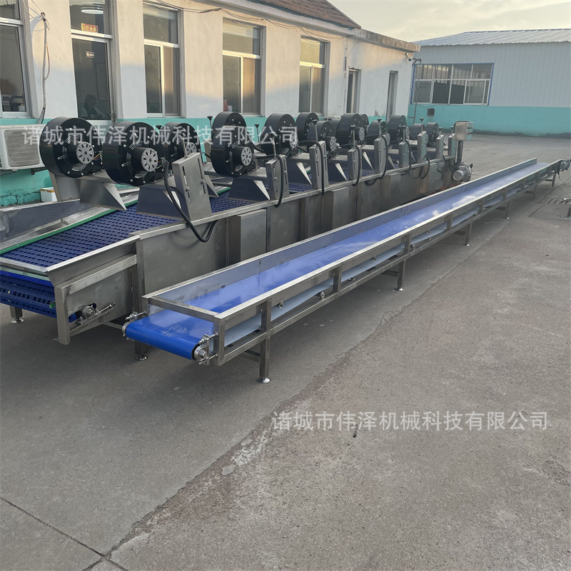 果蔬罐头表面除水风干机 土豆块软包装食品沥水翻转清洗风干机