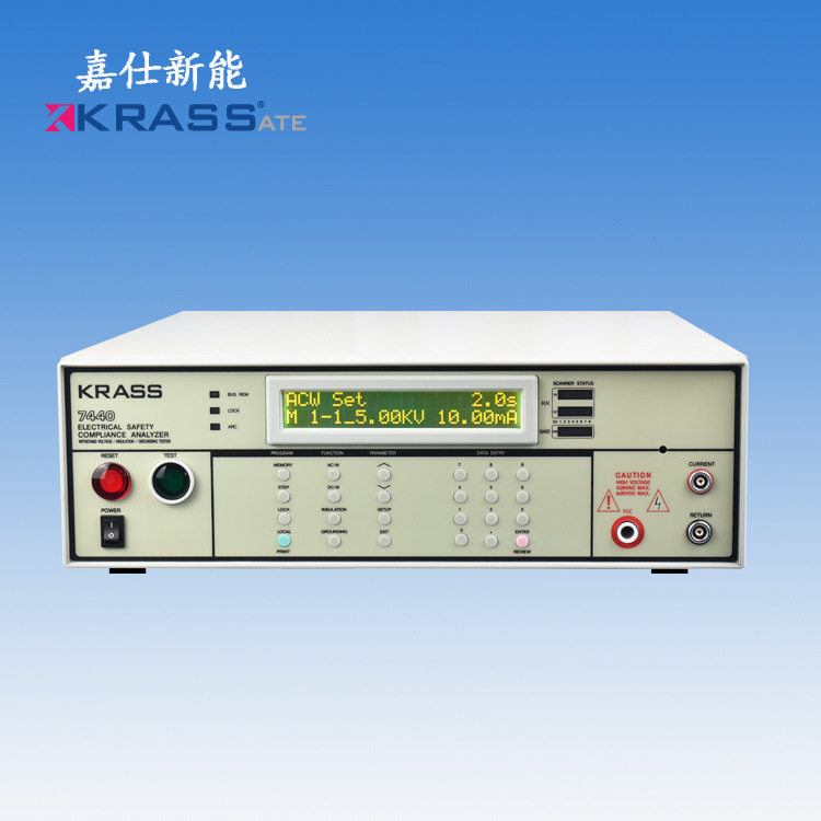 嘉仕7440安规综合测试仪RS232接口直流发生器数显直流电压表厂家