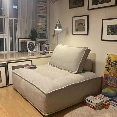 皮埃蒙特意式极简豆腐方块懒人沙发椅网红客厅落地模块单拼接沙发