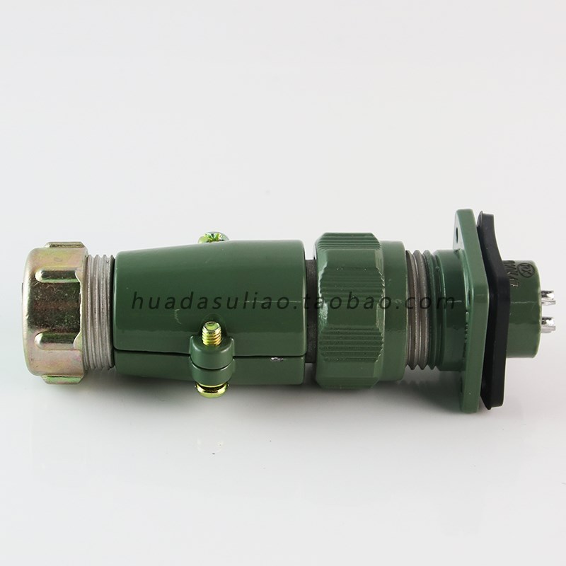 热卖航空插头插座YD20-3芯 4芯5芯7芯防水圆形电缆连接器20MM弯头