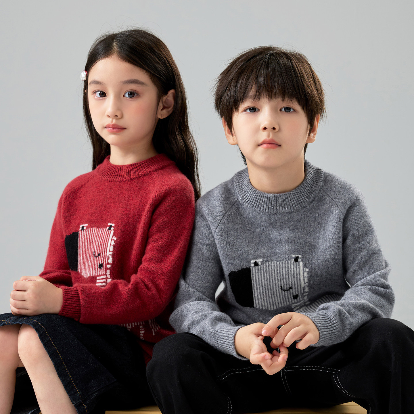 秋冬新款斑马提花100%纯羊毛衫加厚男女中大童宝宝针织打底衫毛衣,童装/婴儿装/亲子装,毛衣/针织衫,淘宝优惠券,粉丝福利购,淘宝优惠卷