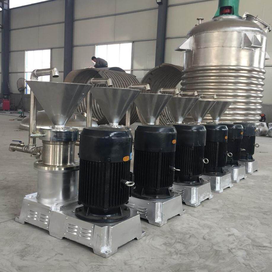 花生酱研磨机芝麻酱研磨机高速剪切机立式胶体磨