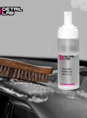 Detail Lab慕斯起泡瓶内饰清洁剂打泡沫分装洗车液摩斯按压空瓶