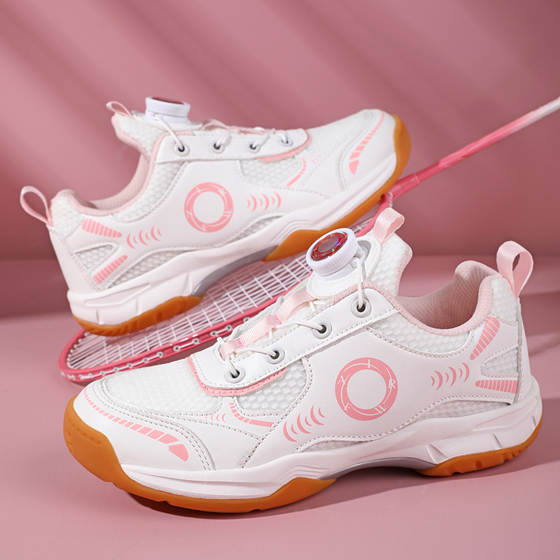 官方正品儿童专业羽毛球训练鞋男女童防滑轻便网面透气跑步网球鞋