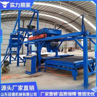 小型预制件布料机 斜拉上料双螺旋预制构件生产线 路沿石制砖设备