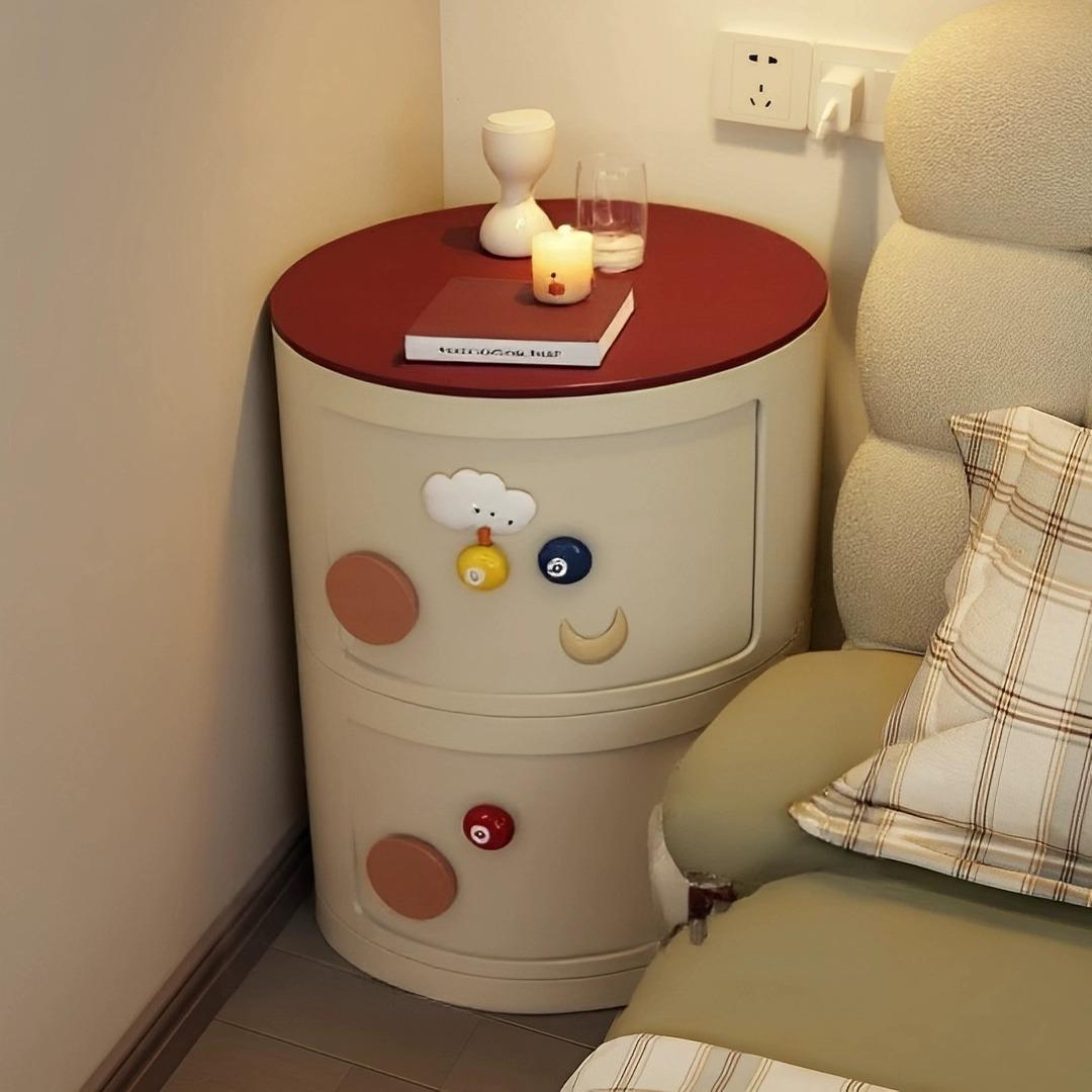 多巴胺床头柜卧室家用小户型床边柜简约现代2025新款储物柜收纳柜