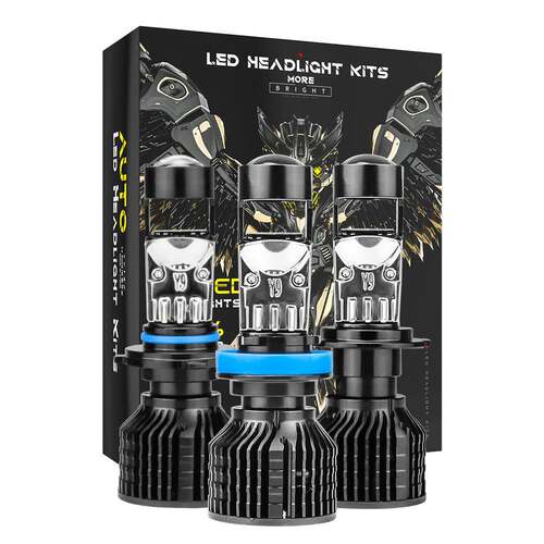 DXZ汽车LED大灯Y9LED前照灯H7H8H119005/HB3 9006/HB4透镜LED雾灯