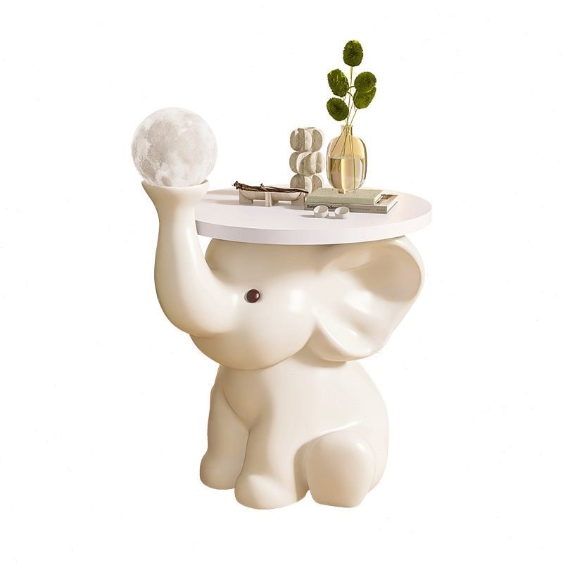 北欧风客厅电g视柜沙发旁边几大型大象落地摆件装饰T品乔迁新居礼