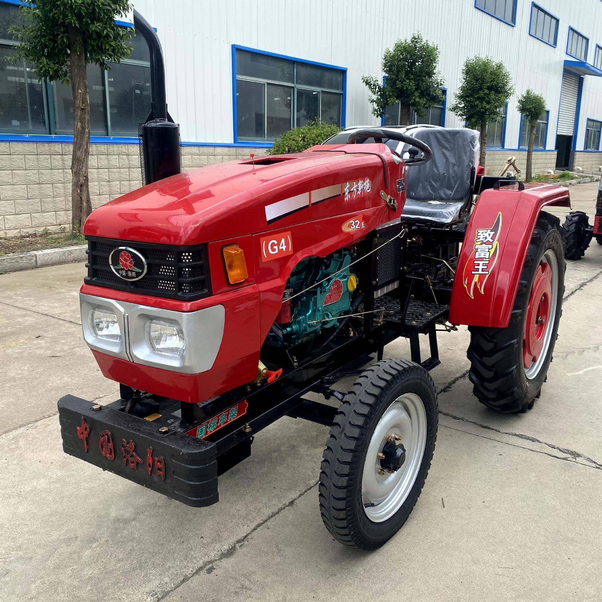 大棚王拖拉机小型农用微耕机32王柴油多功能旋耕机开沟起垄培土机