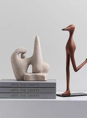 抽象现代Birdman摆件 样板间家居客厅橱窗电视柜创意软装饰品