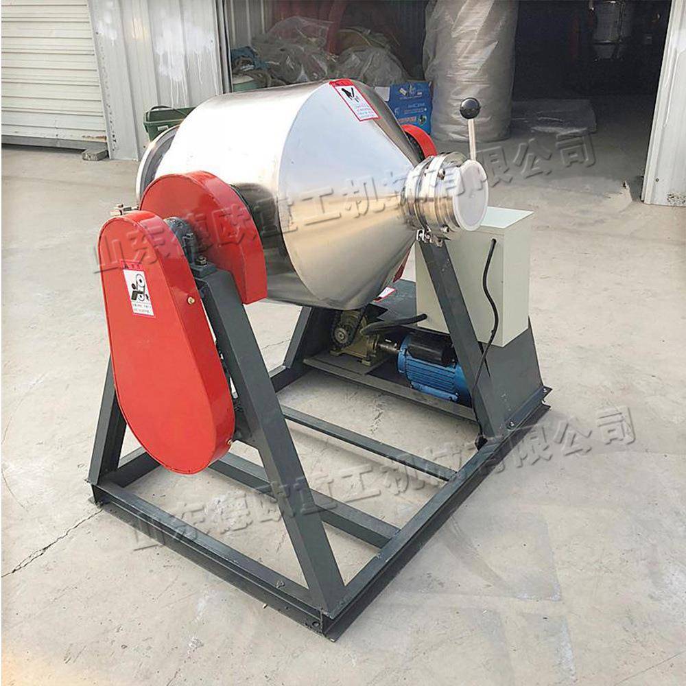 腰鼓式不锈钢电动搅拌机 小型可旋转搅拌设备 电动物料混合机