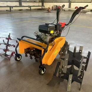 汽油柴油四驱除草机小型家用开荒农用手推耕地微耕机旋耕松土