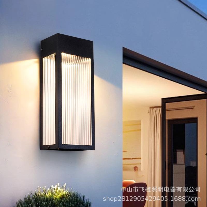 户外防水太阳能壁灯室外庭院别墅大门柱子外墙阳台露台花园过道灯