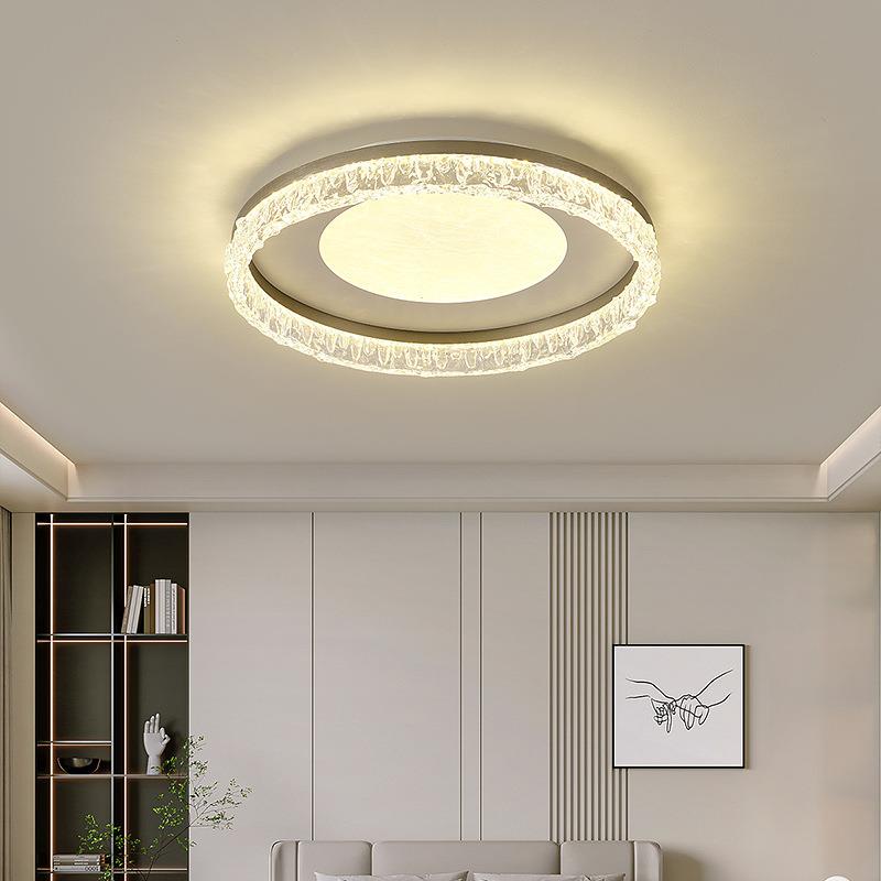 现代简约圆形灯具吸顶灯卧室主家装阳台过道客厅创意设计书房灯饰