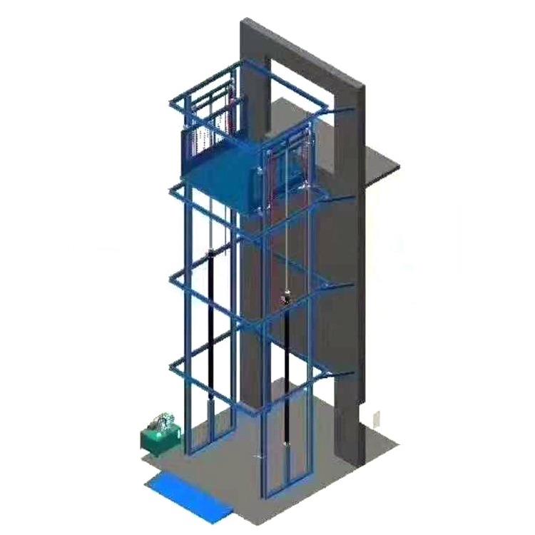 货梯升降机厂房仓库简易电梯电动液压货运导轨液压货梯升降机平台