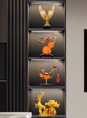 现代客厅a酒柜装饰品摆件轻奢高档家居电视柜新中式高端大气上档