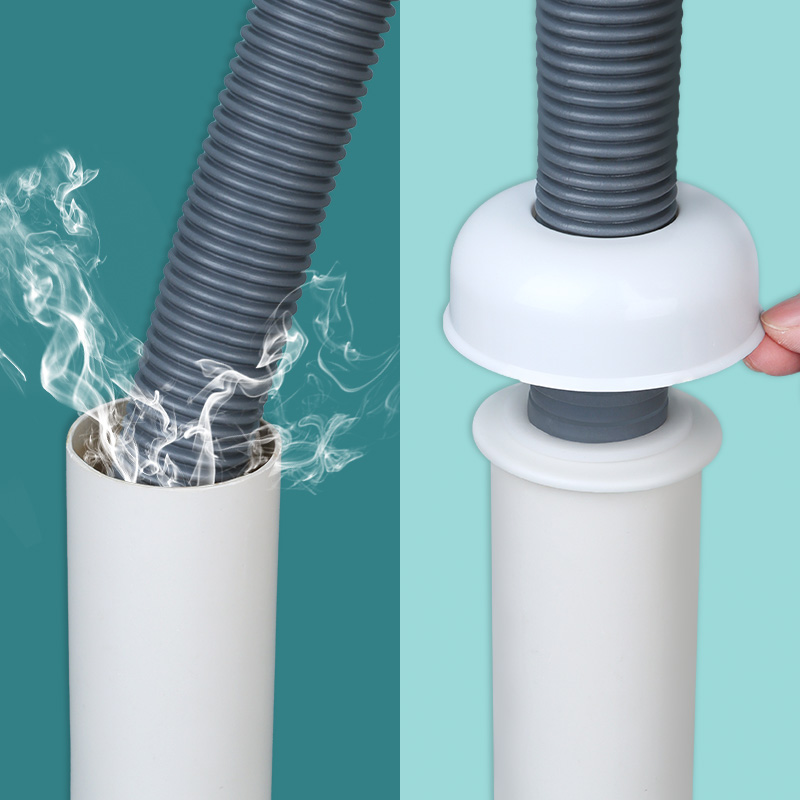 下水管遮丑盖洗手盆排水管道w遮挡装饰美化封堵地排卫生间遮丑神