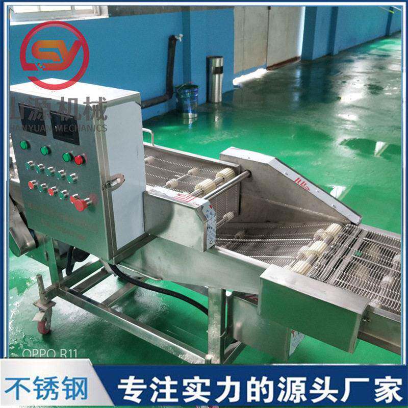 全自动上浆机 鸡块鸡柳条裹浆机设备 虾仁浸浆油炸流水线