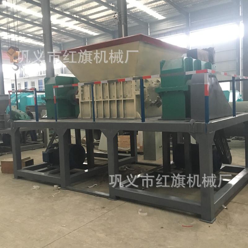 新型双轴撕碎机 废铁粉碎机 金属撕碎机 废边角料回收设备