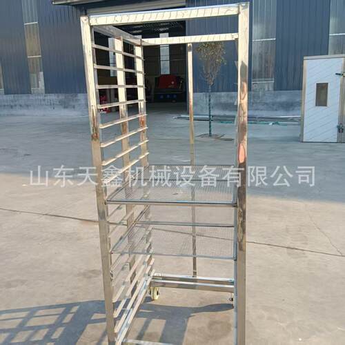 江苏苏州周转车蒸房周转车冷库架子海鲜烘干架车食品厂速冻架子