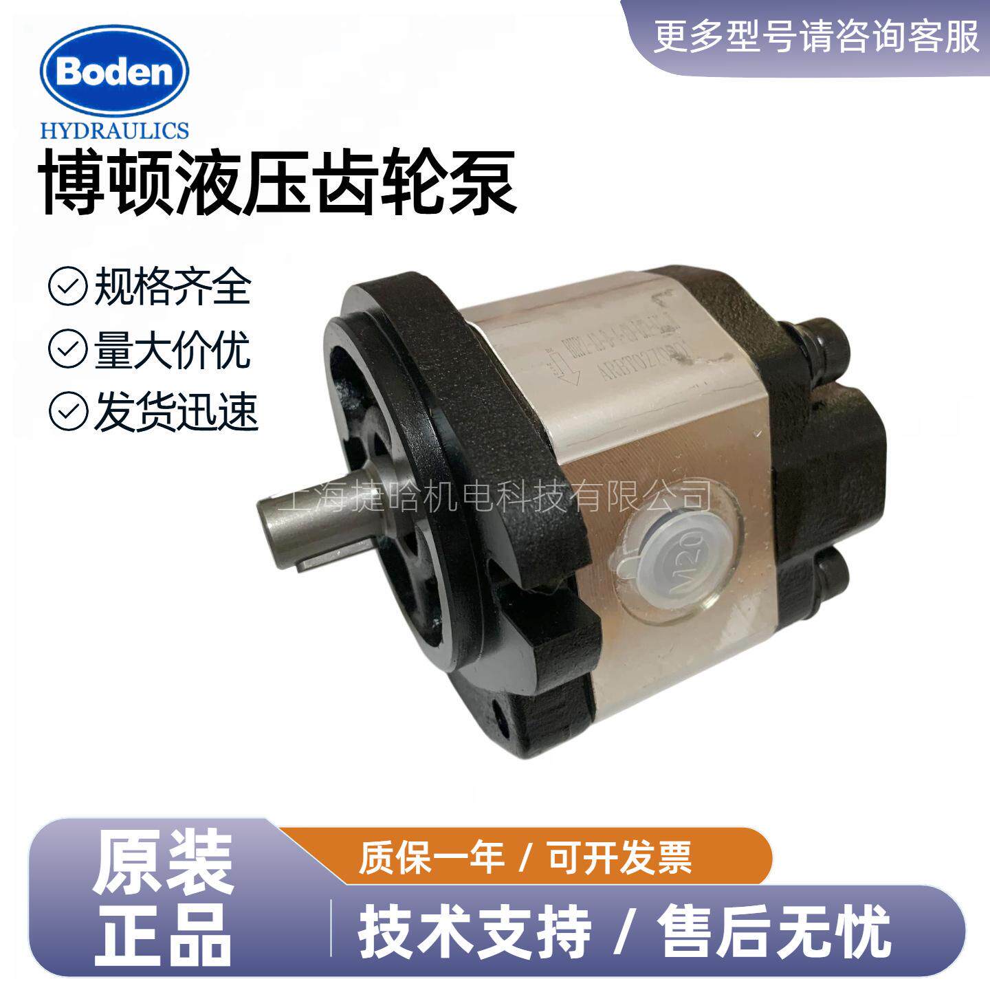 BODEN齿轮泵 BHP2-A0-D-4-C0-LC2-LJ2-H 博顿液压泵 小型动力泵