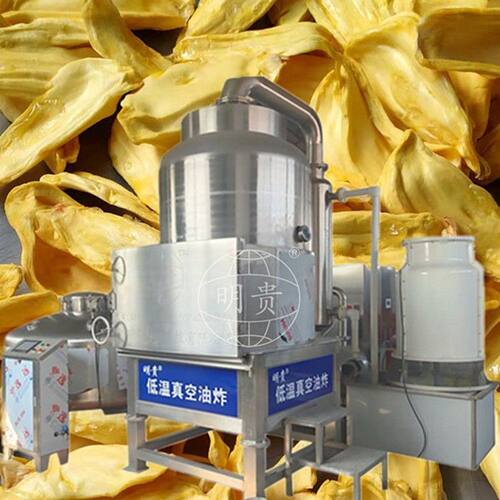 菠萝蜜真空油炸机 低温香蕉干加工设备 果蔬脆vf脱水生产线