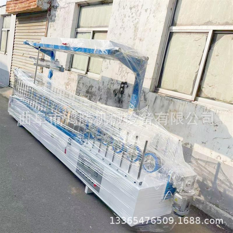 木质格栅pur热胶包覆机 新型A级防火背景墙护墙板贴膜机