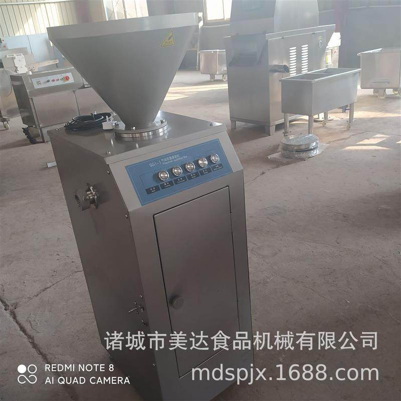 加工火腿肠打卡一体机 火腿肠灌肠成套设备 火腿肠打卡一体机