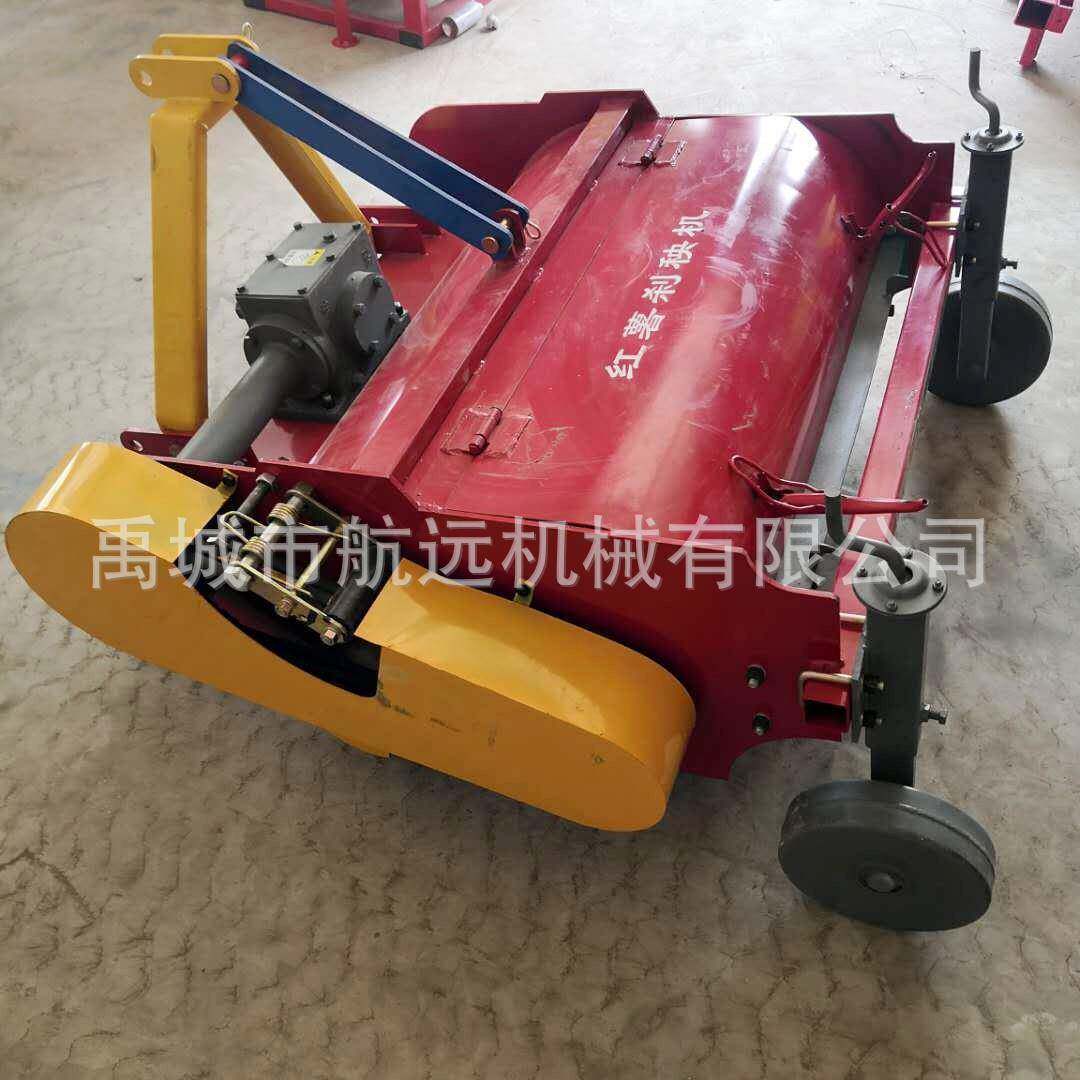 垄90公分宽的马铃薯红薯刹秧机 双刀轴粉碎的土豆秧子粉碎机