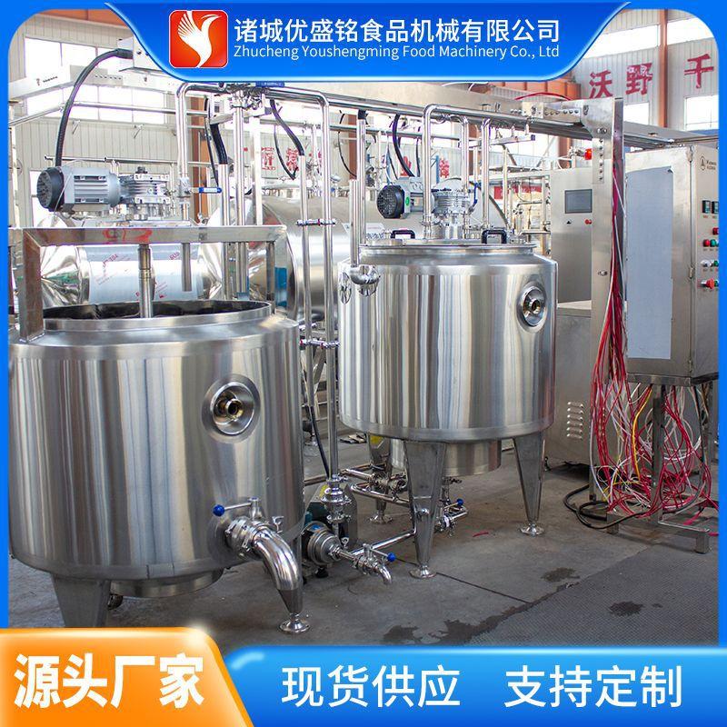 小型蓝旗奶豆腐生产线 芝士奶酪加工设备 奶皮酸奶制作机器