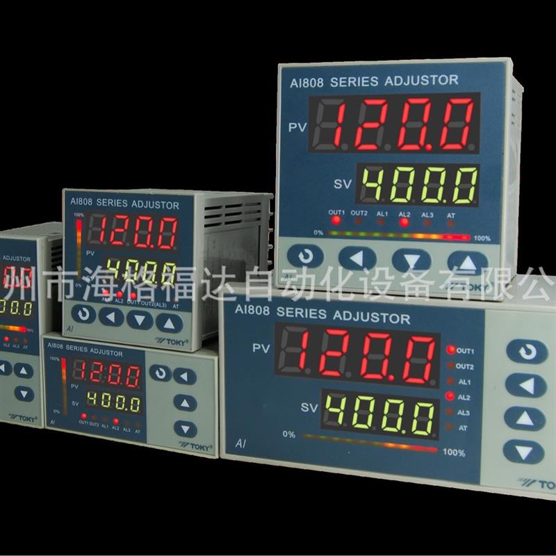 TOKY东崎AI808P-7-SC10可设程序段AI808P-9-RC18程序温控表