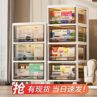 药箱家庭装家用大容量收纳柜抽屉式多层药柜盒医药U箱药物药品药
