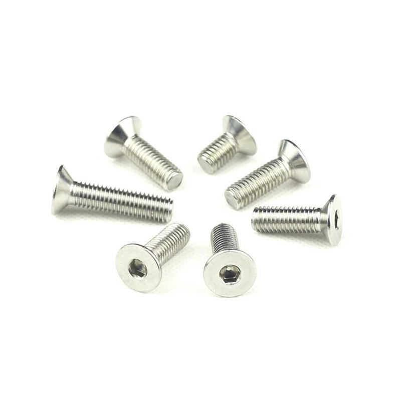 M6 不锈钢201沉头内六角机螺钉 平头内六角螺丝 DIN7991厂家直销
