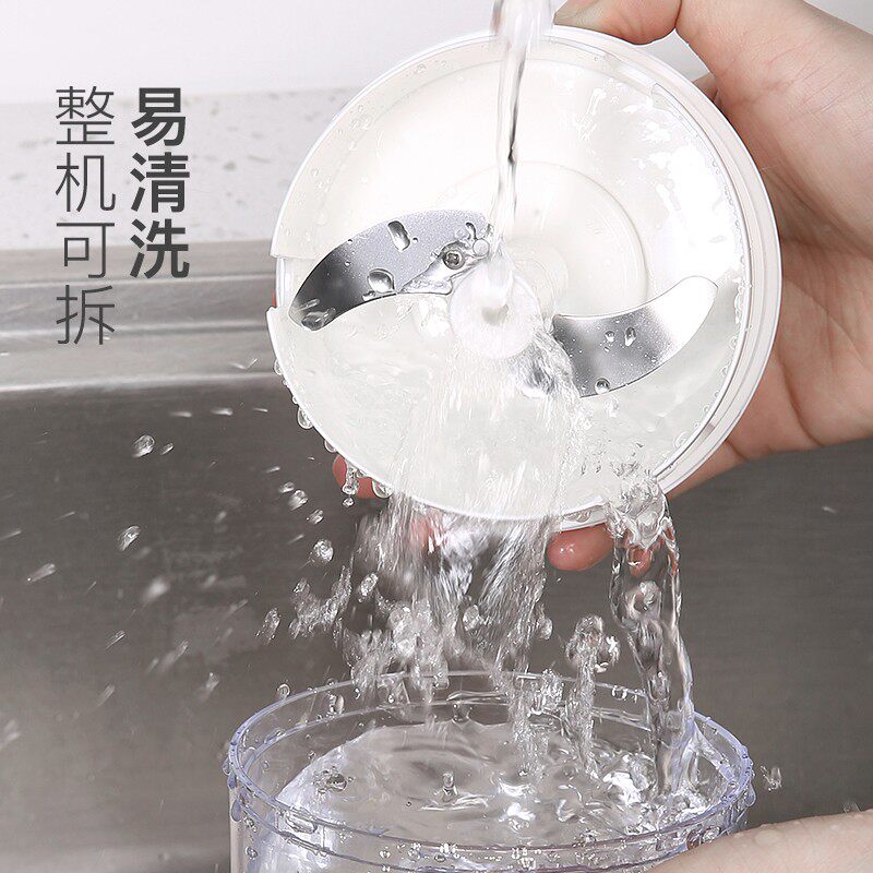 原森太蒜泥拉蒜神器捣蒜泥打蒜蓉手动大蒜切搅碎机压蒜器拉绞蒜姜