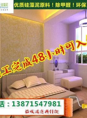 硅藻泥 武汉硅藻泥涂料卧室 客厅电视背景墙 包工包料施工