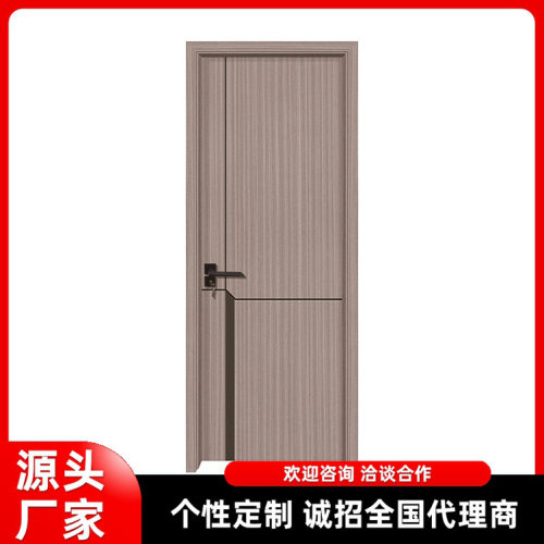 树脂wpc门防水木塑门 生态门高档静音门 防开裂酒店塑料整套木门