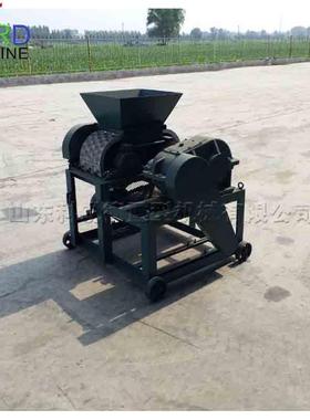 实验铁用矿粉球压机350型RGI对辊粉压球机干球粉媒泥成设备