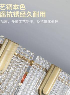 现代轻奢SQY晶吊灯家用创意大个水性吊厅灯气饭吧台别墅客厅餐厅
