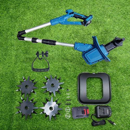 新款NNB电动小型具草电锄头除开沟农松土旋耕机手持无线锂电微耕